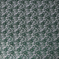 Forest Green Floral Lace Fabric, 110 cm Width, Synthetic Material from Indonesia-D21131 - Regal Fabrics