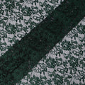 Forest Green Floral Lace Fabric, 110 cm Width, Synthetic Material from Indonesia-D21131 - Regal Fabrics