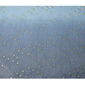 Dusty Blue Silk Chiffon Fabric with Metallic Lurex, 110 cm Width, Ombre Design, Made in South Korea-D21144