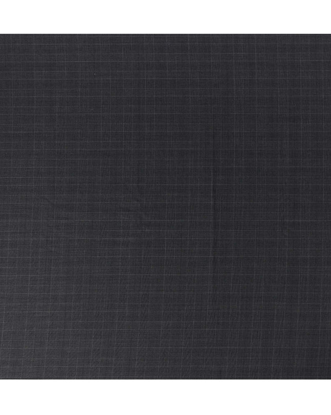 Charcoal Grey SCABAL Super 140's Wool and Cashmere Suiting Fabric - 3.5 Meters, 150 cm Width, Made in the UK-D21251