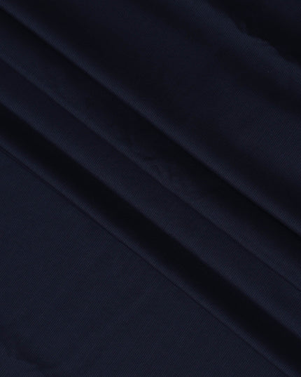 Midnight Blue SCABAL Super 150's Wool and Silk Suiting Fabric - 3.5 Meters, 150 cm Width, Made in the UK-D21252