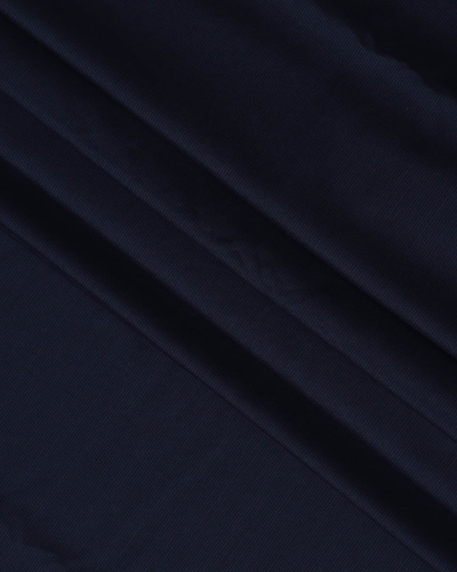 Midnight Blue SCABAL Super 150's Wool and Silk Suiting Fabric - 3.5 Meters, 150 cm Width, Made in the UK-D21252