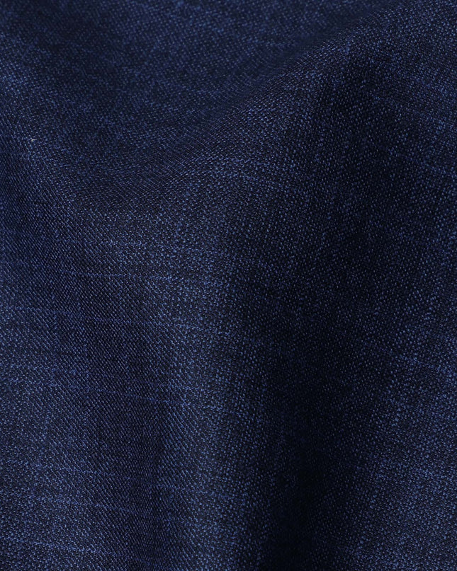 Royal Blue SCABAL Super 130's All Wool Suiting Fabric - 3.5 Meters, 150 cm Width, Made in the UK-D21253 Regal Fabrics