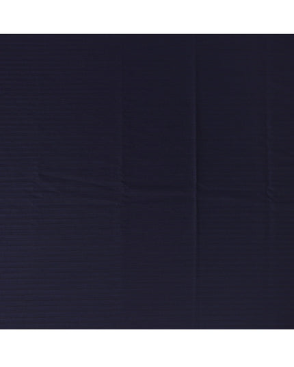 Navy Blue SCABAL Super 150's Wool and Silk Suiting Fabric - 3.5 Meters, 150 cm Width, Made in the UK-D21254