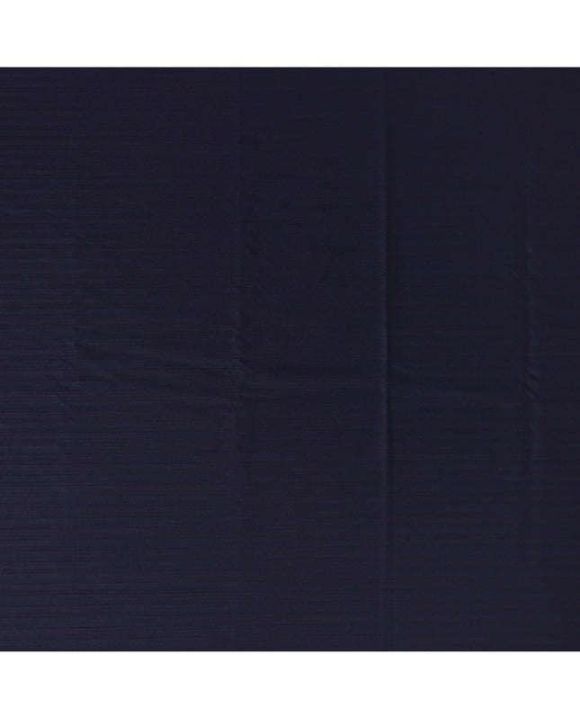 Navy Blue SCABAL Super 150's Wool and Silk Suiting Fabric - 3.5 Meters, 150 cm Width, Made in the UK-D21254