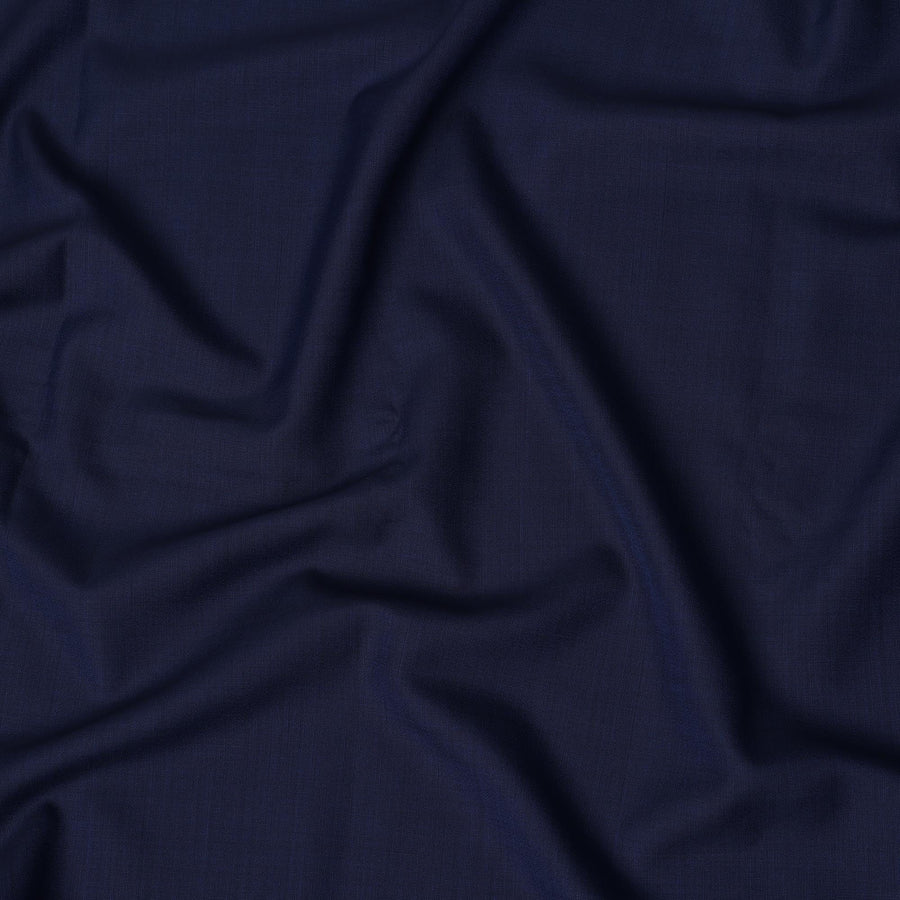 Royal Blue SCABAL Super 150's Wool and Silk Suiting Fabric - 3.5 Meters, 150 cm Width, Made in the UK-D21255