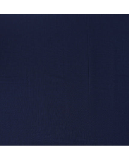 Royal Blue SCABAL Super 150's Wool and Silk Suiting Fabric - 3.5 Meters, 150 cm Width, Made in the UK-D21255