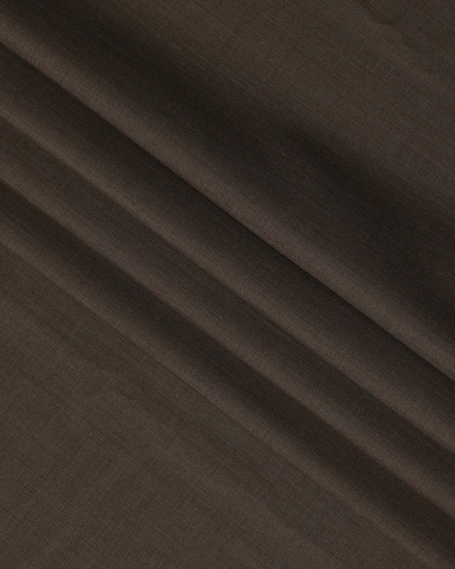 Brown SCABAL Super 150's All Wool Suiting Fabric - 3.5 Meters, 150 cm Width, Made in the UK-D21256