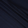 Navy SCABAL Super 150's Wool and Silk Suiting Fabric - 3.5 Meters, 150 cm Width, Made in the UK-D21257
