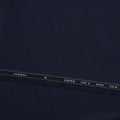 Navy SCABAL Super 150's Wool and Silk Suiting Fabric - 3.5 Meters, 150 cm Width, Made in the UK-D21257