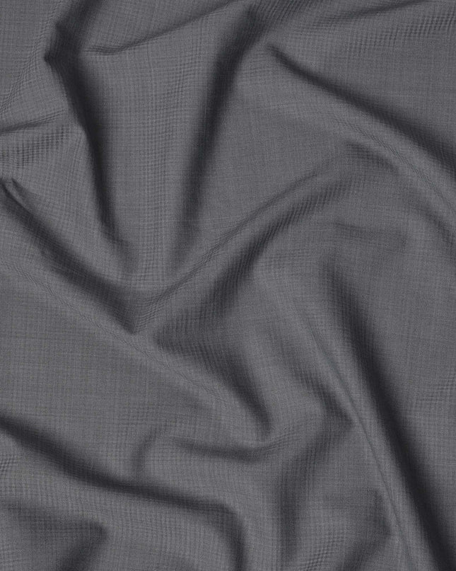 Light Grey SCABAL Super 140's All Wool Suiting Fabric - 3.5 Meters, 150 cm Width, Made in the UK-D21258