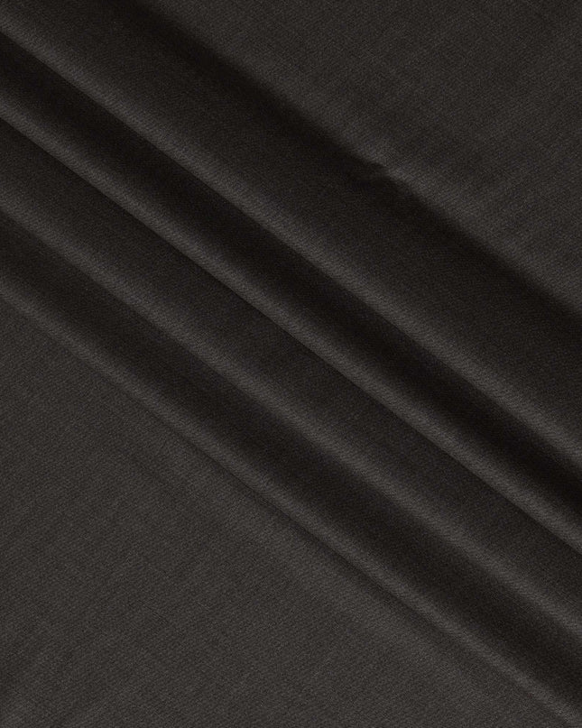 Olive Brown LOROPIANA Super 150's All Wool Suiting Fabric - 3.50 Meters, 150 cm Width, Made in Italy-D21259