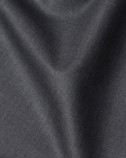 Steel Grey LOROPIANA Super 150's All Wool Suiting Fabric - 3.5 Meters, 150 cm Width, Made in Italy-D21260