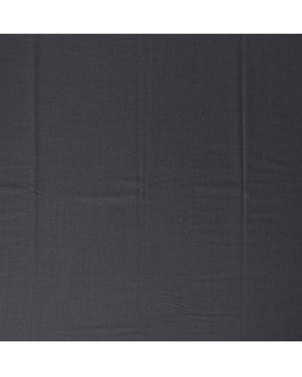 Steel Grey LOROPIANA Super 150's All Wool Suiting Fabric - 3.5 Meters, 150 cm Width, Made in Italy-D21260