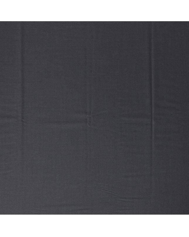 Steel Grey LOROPIANA Super 150's All Wool Suiting Fabric - 3.5 Meters, 150 cm Width, Made in Italy-D21260