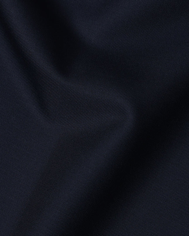 Classic Navy LOROPIANA Super 150's All Wool Suiting Fabric - 3.5 Meters, 150 cm Width, Made in Italy-D21261