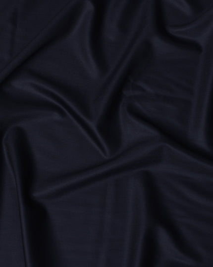 Midnight Blue LOROPIANA Super 150's All Wool Suiting Fabric - 3.5 Meters, 150 cm Width, Made in Italy-D21262