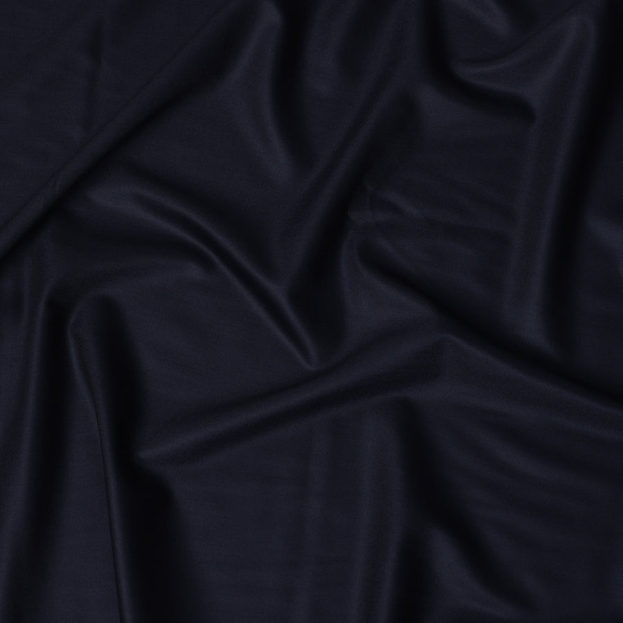 Midnight Blue LORO PIANA Super 150's All Wool Suiting Fabric - 3.5 Meters, 150 cm Width, Made in Italy-D21262