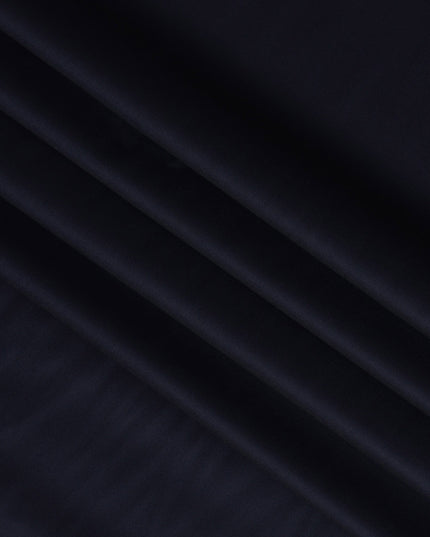 Midnight Blue LOROPIANA Super 150's All Wool Suiting Fabric - 3.5 Meters, 150 cm Width, Made in Italy-D21262