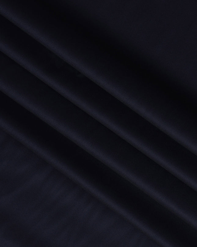 Midnight Blue LOROPIANA Super 150's All Wool Suiting Fabric - 3.5 Meters, 150 cm Width, Made in Italy-D21262