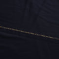 Midnight Blue LORO PIANA Super 150's All Wool Suiting Fabric - 3.5 Meters, 150 cm Width, Made in Italy-D21262
