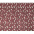 Light maroon Cotton Lawn Fabric with White and Red Floral Print – 110 cm Width-D21557