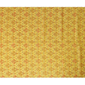 Yellow Floral Cotton Lawn Fabric with Intricate Traditional Motifs – 110 Cms Wide-D21562