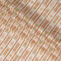 White Cotton Lawn Fabric with Multicolor Geometric Pattern – 110 Cms Wide-D21571