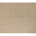 Beige Cotton Voile Embroidery Fabric with Geometric Pattern – 110 cm Width-D21573