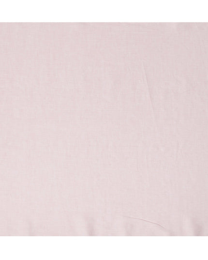 Soft Pink Pure Linen Fabric with Subtle Textured Finish, 60 Lea, 150 cm Width