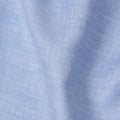 قماش كتان نقي باللون الأزرق الفاتح مع لمسة نهائية طبيعية، 60 ليا، عرض 150 سم - D21650