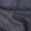 Charcoal Grey Pure Linen Fabric with Textured Finish, 60 Lea, 150 cm Width-D21653