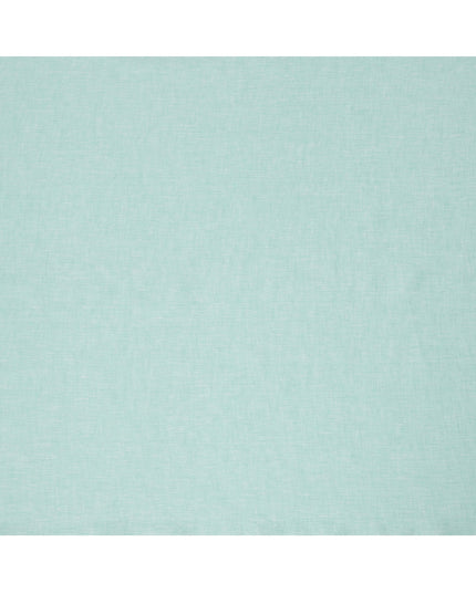 Mint Green Pure Linen Fabric with Smooth Textured Finish, 60 Lea, 150 cm Width