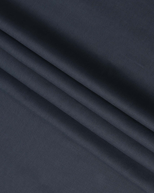 Charcoal Grey Pure Linen Fabric with Smooth Textured Finish, 60 Lea, 150 cm Width