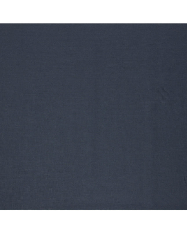 Charcoal Grey Pure Linen Fabric with Smooth Textured Finish, 60 Lea, 150 cm Width