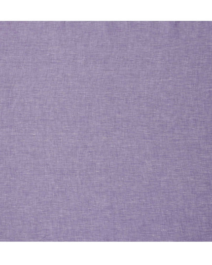 Purple Pure Linen Fabric with Textured Finish, 60 Lea, 150 cm Width