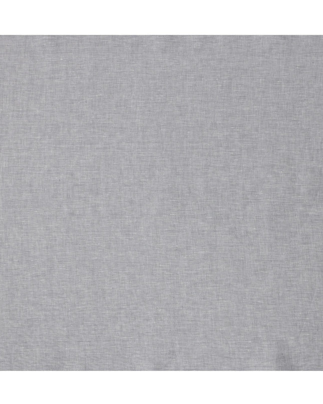 Light Grey Pure Linen Fabric with Textured Finish, 60 Lea, 150 cm Width