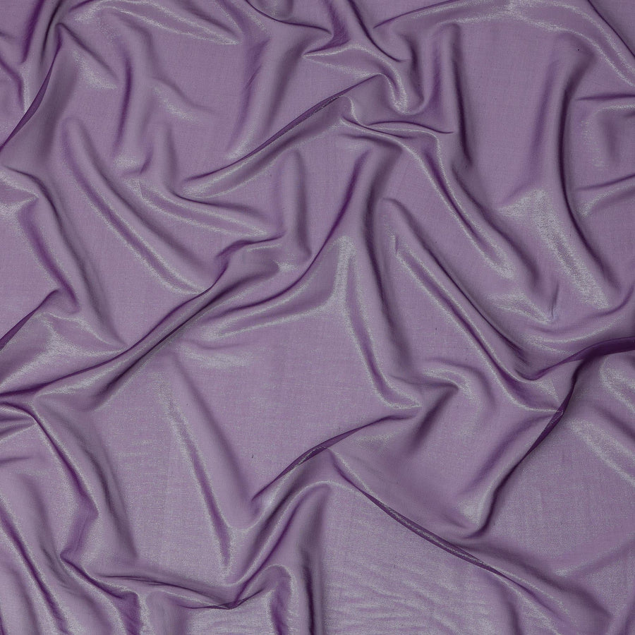 قماش شيفون حرير لافندر لامع، عرض 110 سم - D21689