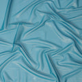 Sky Blue Silk Chiffon Fabric with Metallic Shine, 110 cm Wide-D21690