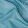 Sky Blue Silk Chiffon Fabric with Metallic Shine, 110 cm Wide-D21690