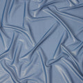 قماش شيفون حرير أزرق فولاذي لامع، عرض 110 سم - D21694