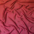 Ruby Red and Rose Pink Pure Plain Silk Chiffon Fabric – 110 cm Width-D21752