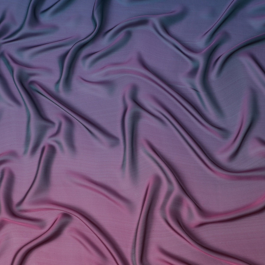 قماش شيفون حرير سادة بلون بنفسجي وأرجواني – عرض 110 سم – D21753