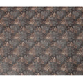Brown and Bronze Floral Synthetic Georgette Fabric – 110 cm Width, Soft & Lightweight-D21898