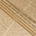 Golden Beige Synthetic Brocade Fabric – 110 cm Width, Luxurious & Elegant-D21900