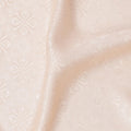 Blush Peach Pure Silk Satin Jacquard Fabric – 110 cm Width, Luxurious & Elegant-D21916