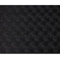 Black Pure Silk Satin Jacquard Fabric – 110 cm Width, Sheer & Elegant-D21924