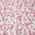 Rose Pink & White Floral Uragiri Cotton Voile Jacquard Fabric – 110cm Wide, Japan-D21925