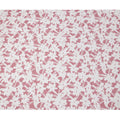 Rose Pink & White Floral Uragiri Cotton Voile Jacquard Fabric – 110cm Wide, Japan-D21925