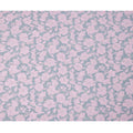 Dusty Blue & Soft Pink Floral Uragiri Cotton Voile Jacquard Fabric – 110cm Wide, Japan-D21927